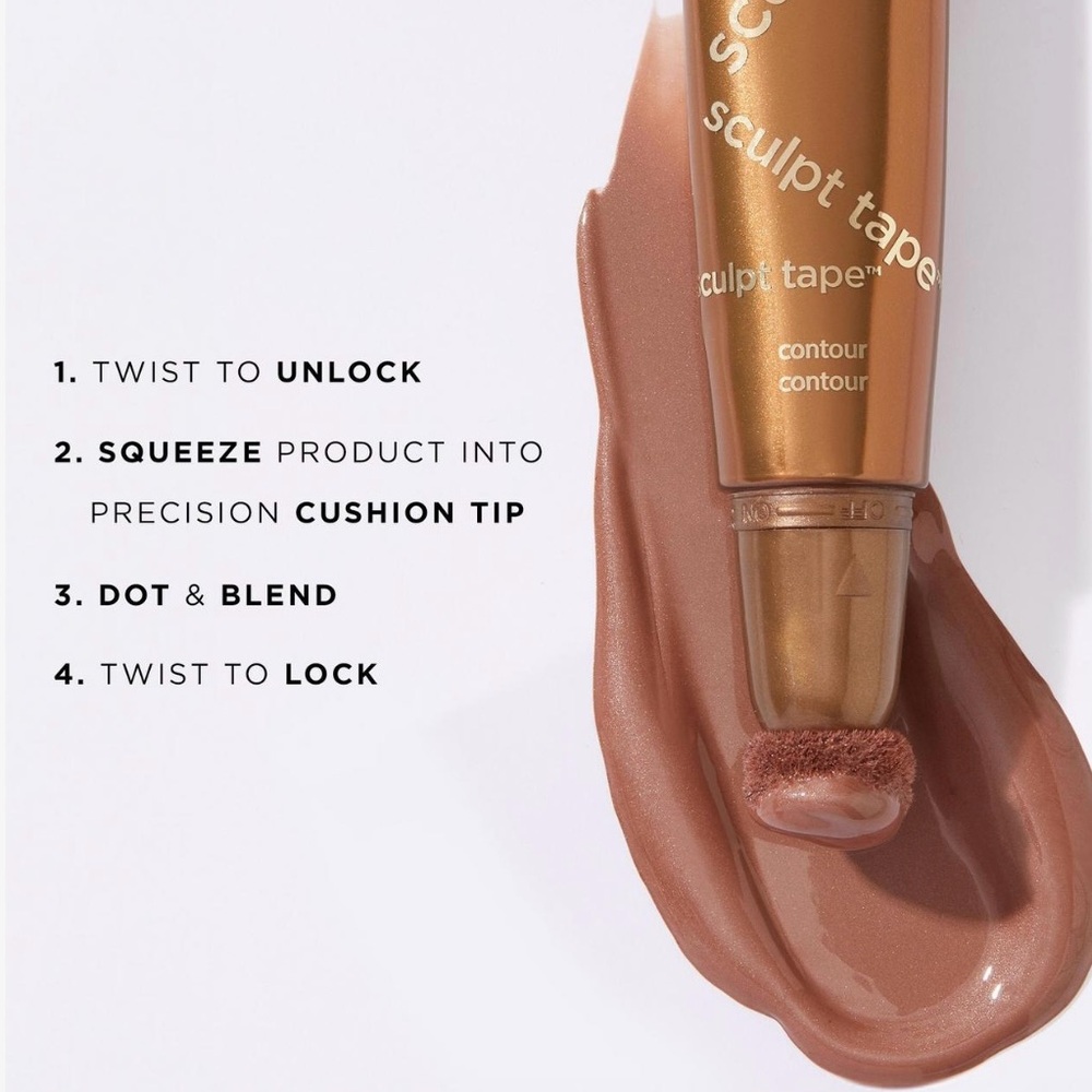 Tarte Sculpt Tape Contour Cool Bronze FULL SIZE 0.4 FL. Oz.- NEW - Picture 9 of 14